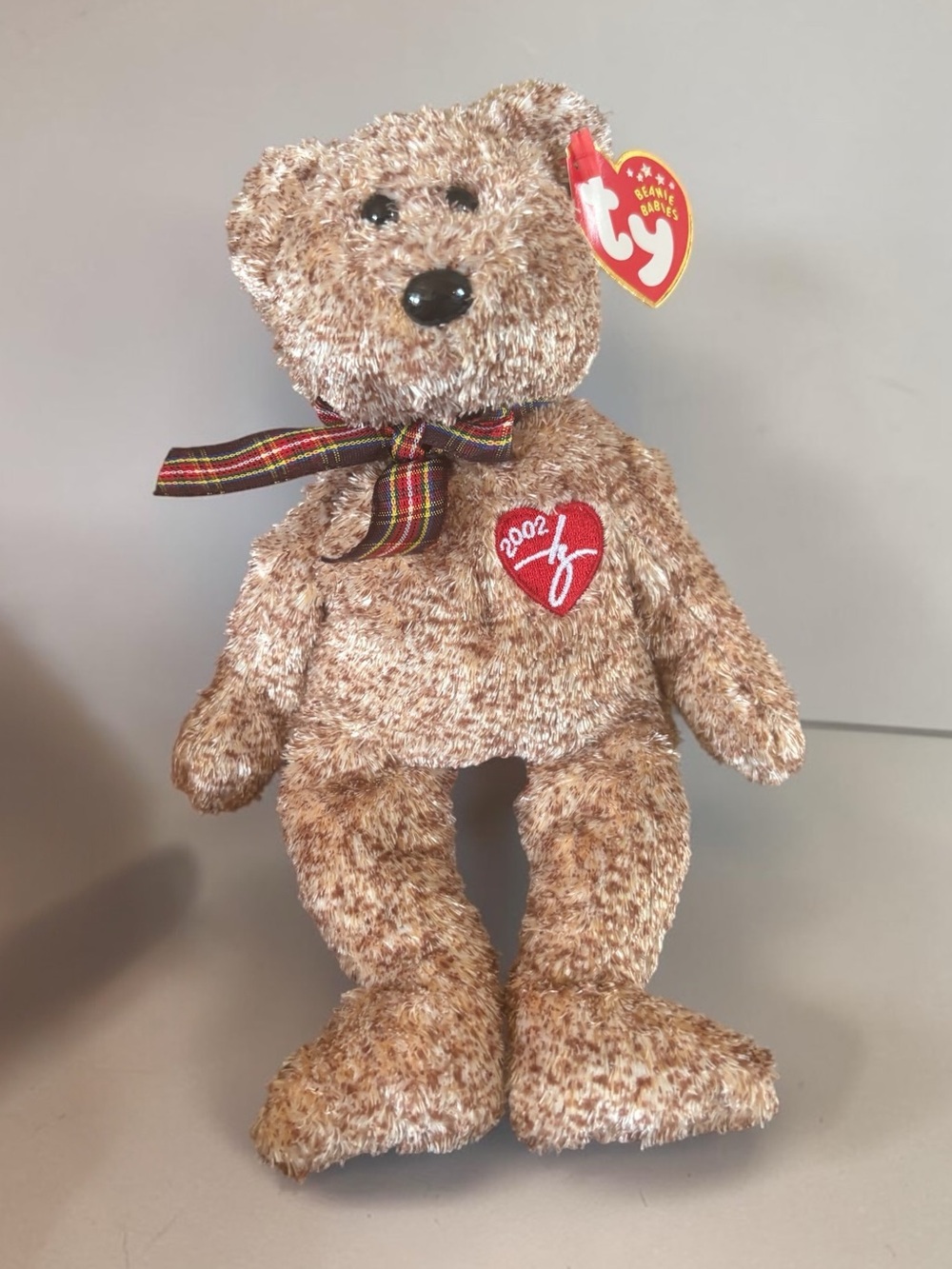 Ty Beanie Baby 2002 Signature Bear Plush w/ Tag Retired Collectible